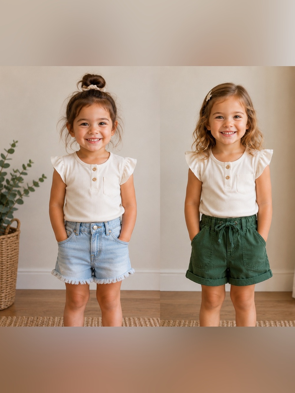 2T Toddler Shorts Bundle (2 Pairs)